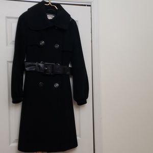 Mackage Black Double-Breasted Coat